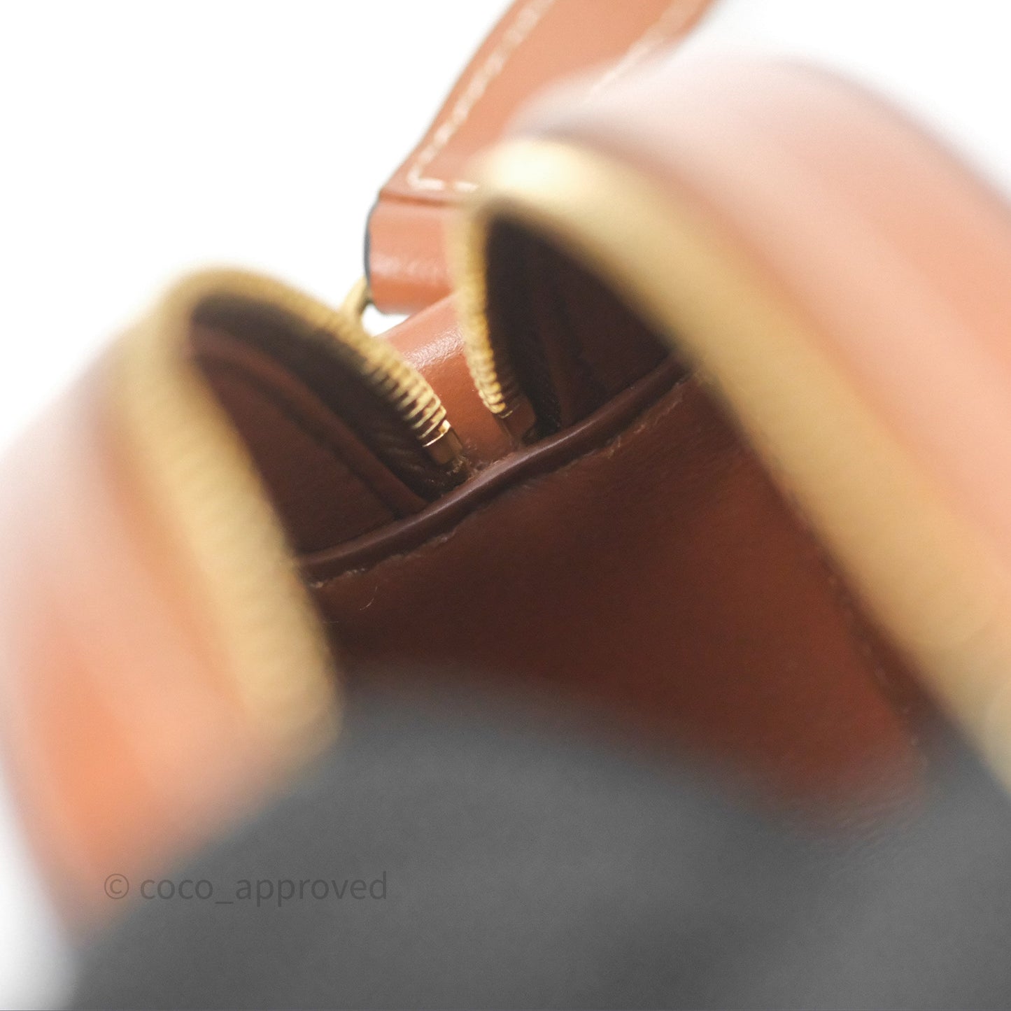 Celine Mini Oval Bag Cuir Triomphe Tan Calfskin
