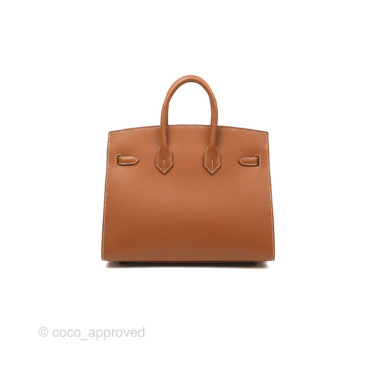 Hermes Birkin 25 Sellier Gold Madame Leather Gold Hardware