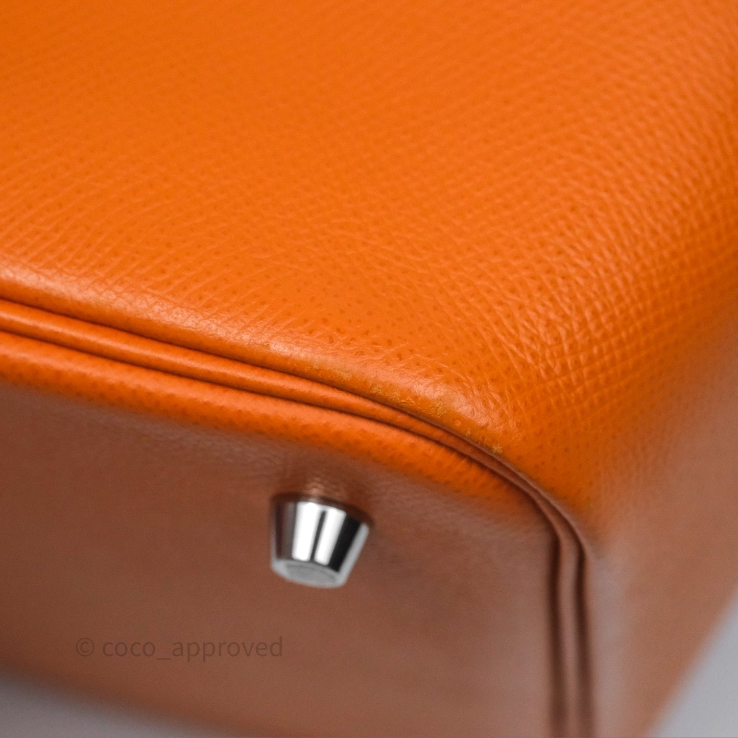 Hermès Tressage De Cuir Picotin Lock 22 Abricot I9/ Rose Azalée 8W/ Gold 37 Epsom Palladium Hardware