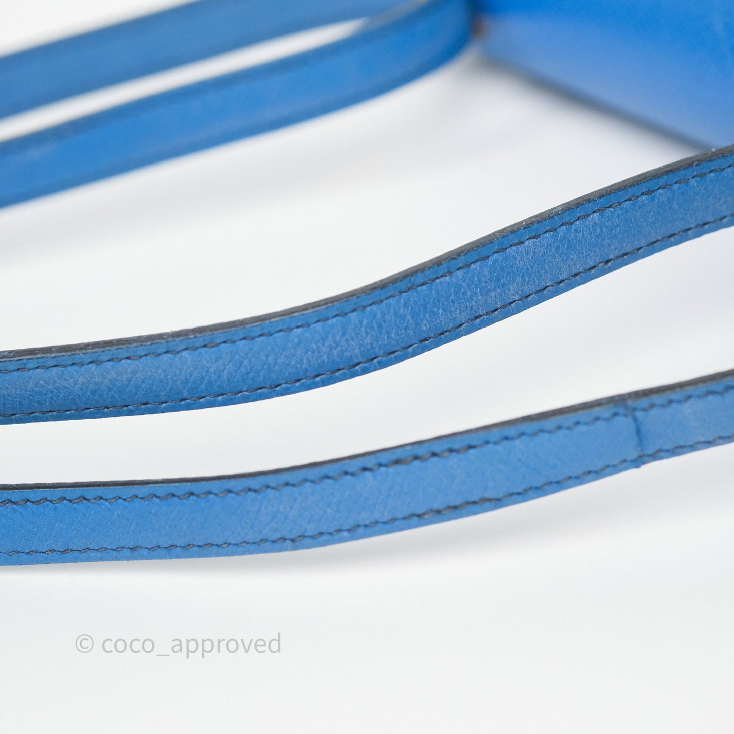 Hermès Constance Mini 18cm Bleu Izmir 7W Epsom Gold Hardware