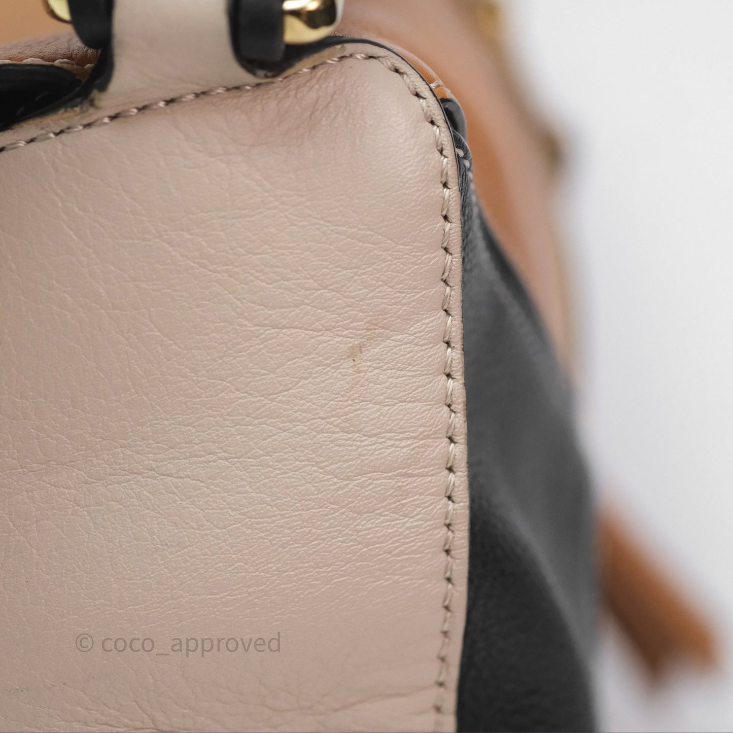 Loewe Small Puzzle Bag Amber/ Light Oat Calfskin Gold Hardware
