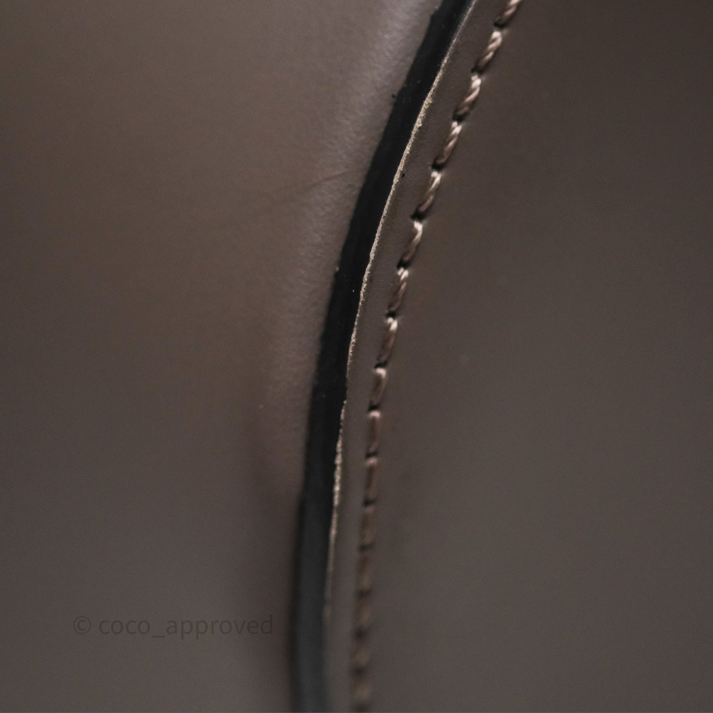 Loewe Small Balloon Bucket Bag Taupe Grained Calfskin