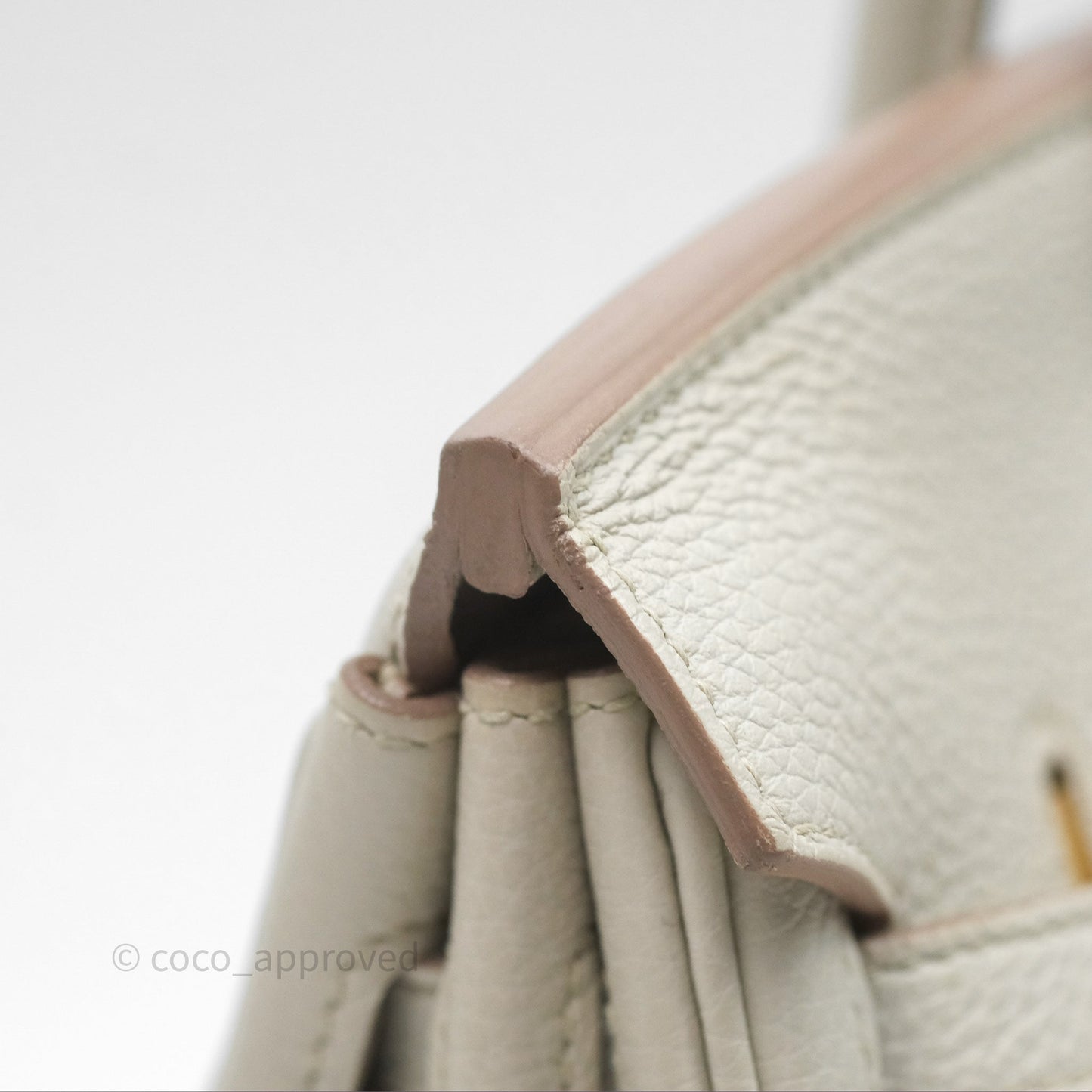 Hermès Birkin 25 Retourne Beton Togo Gold Hardware