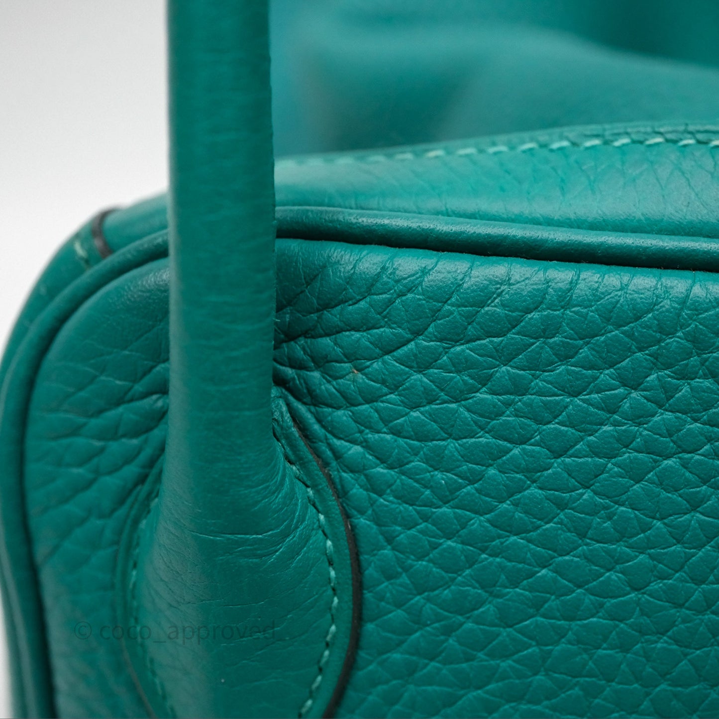 Hermès Lindy 26 Vert Verone U1 Clemence Palladium Hardware