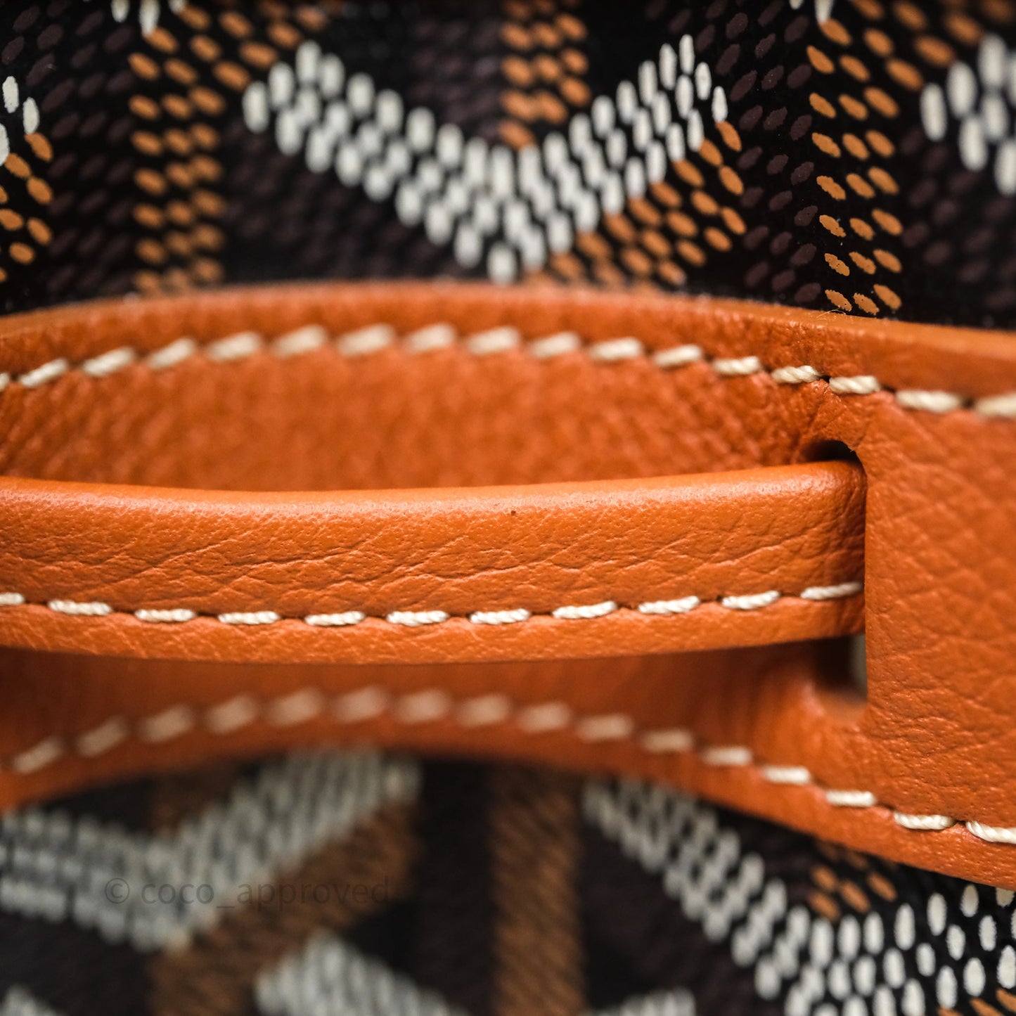Goyard Petit Flot Bucket Bag Black & Tan Goyardine