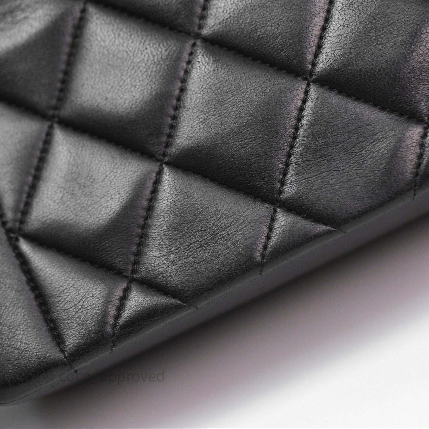 Chanel Vintage Quilted Small Classic Diana Flap Bag Black Lambskin 24K Gold Hardware