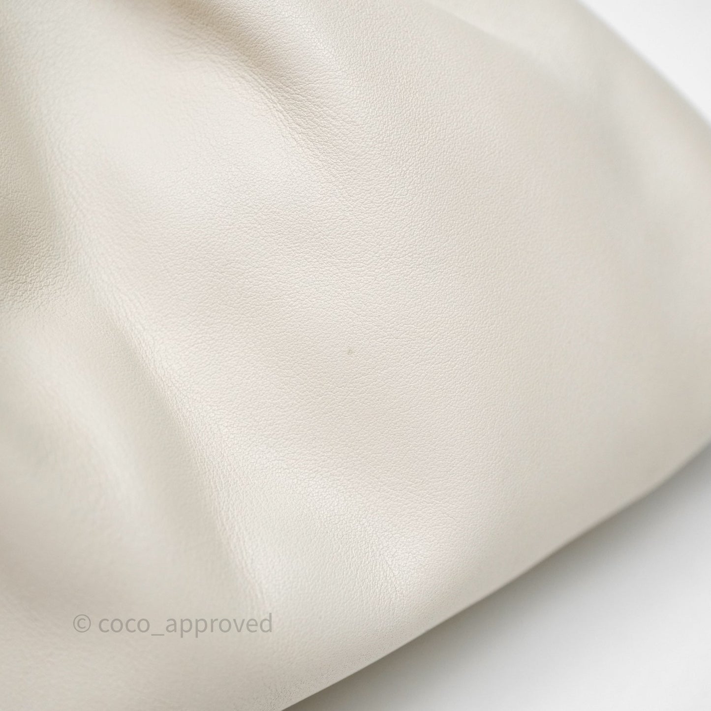 Bottega Veneta The Mini Pouch Ivory Calfskin
