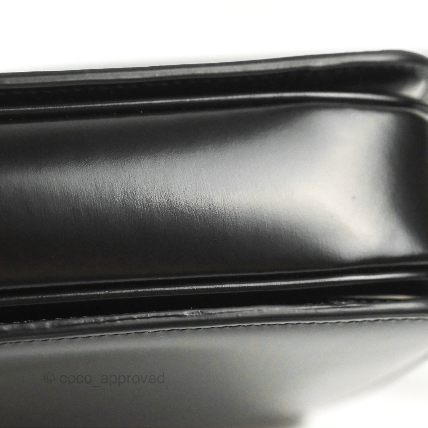 Celine Medium Triomphe Black Shiny Calfskin