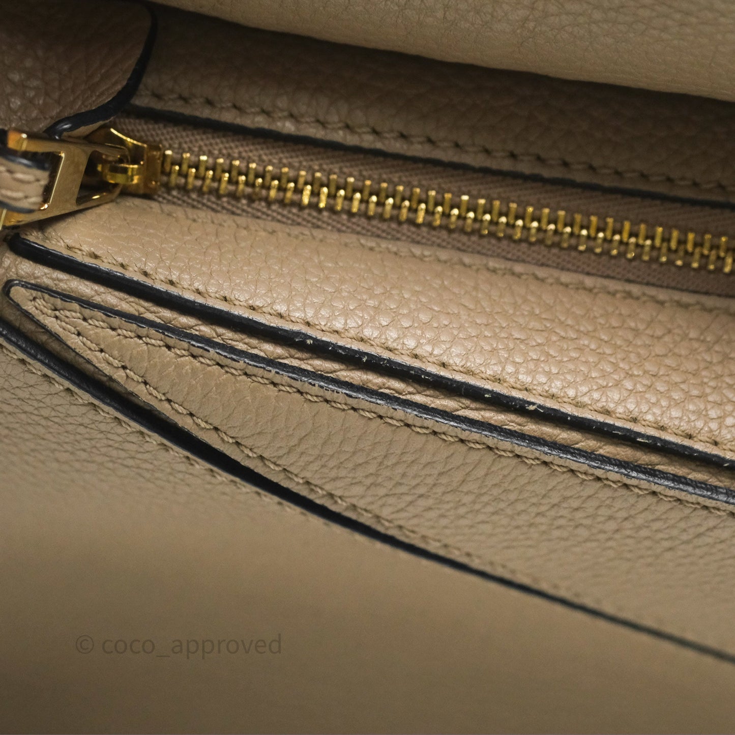 Loewe Mini Puzzle Bag Beige Calfskin