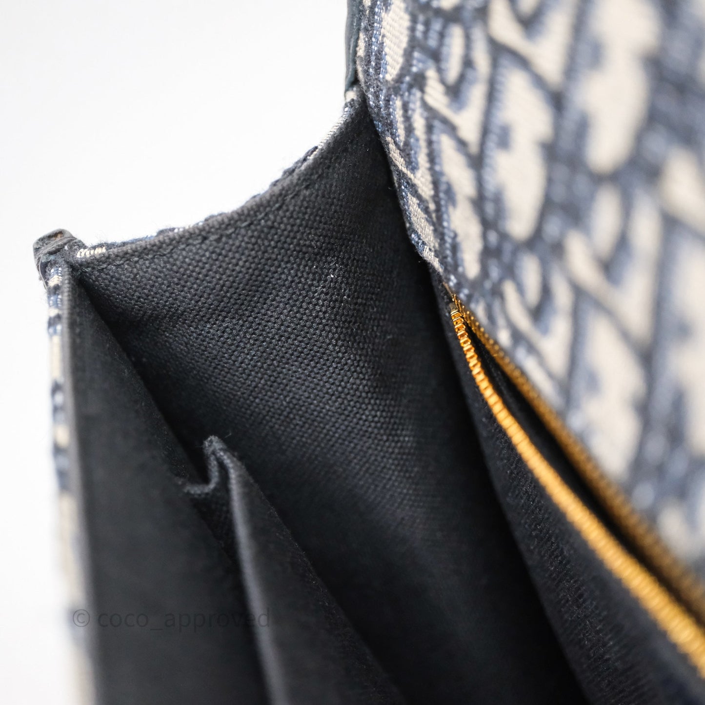 Christian Dior Small 30 Montaigne Bag Blue Dior Oblique Jacquard