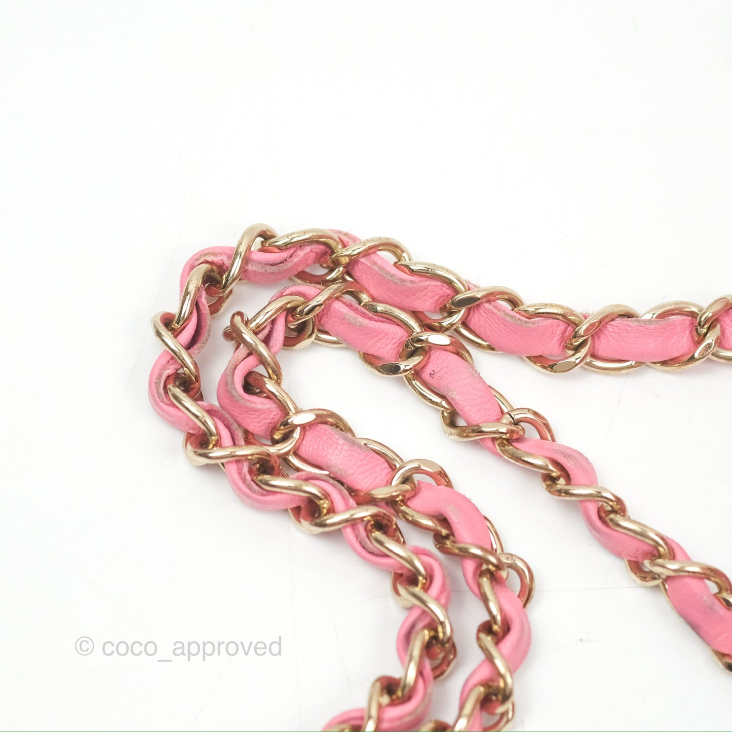 Chanel Small Quilted Top Handle Vanity Case Pink Lambskin Gold Hardware