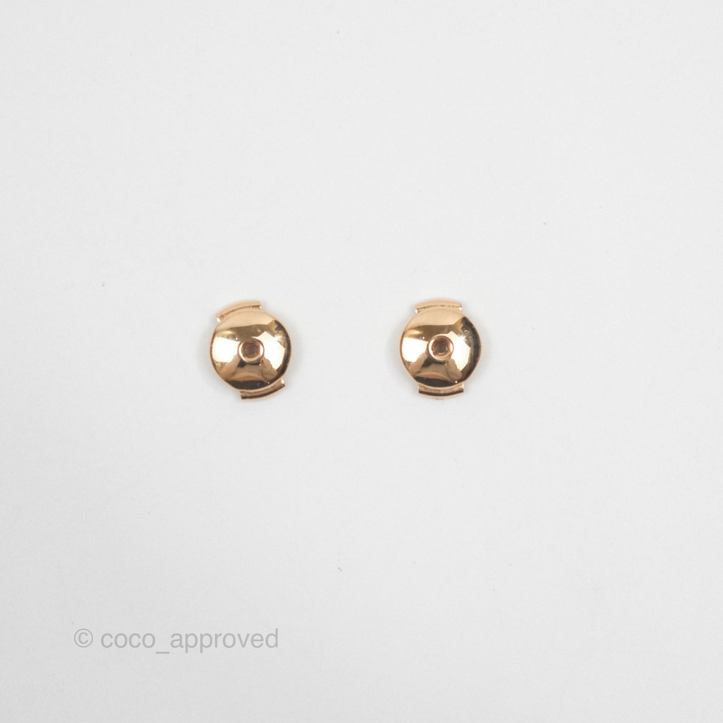 Hermès Boutons d'oreilles Finesse Earrings Rose Gold Diamonds