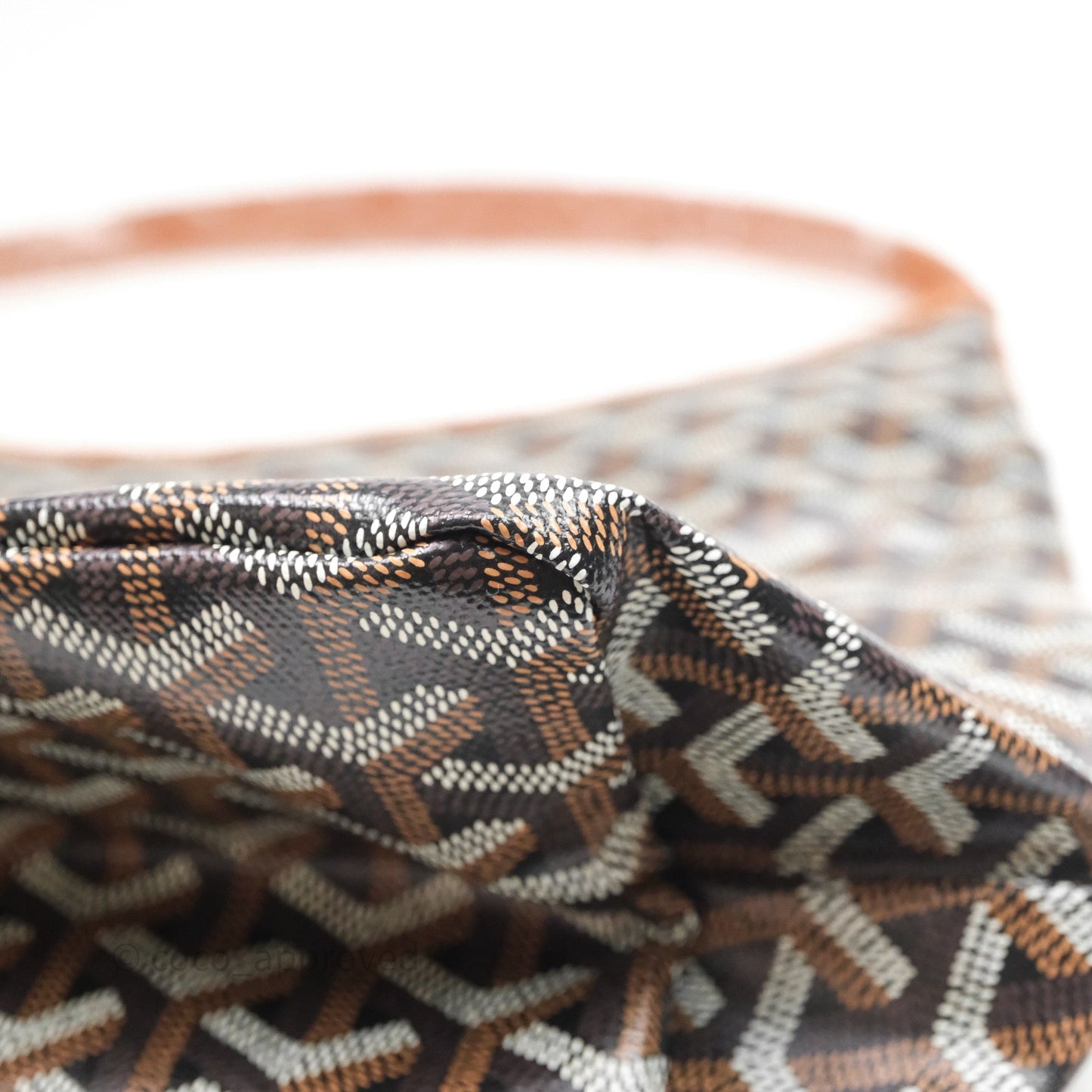 Goyard Bohème Hobo Bag Black & Tan