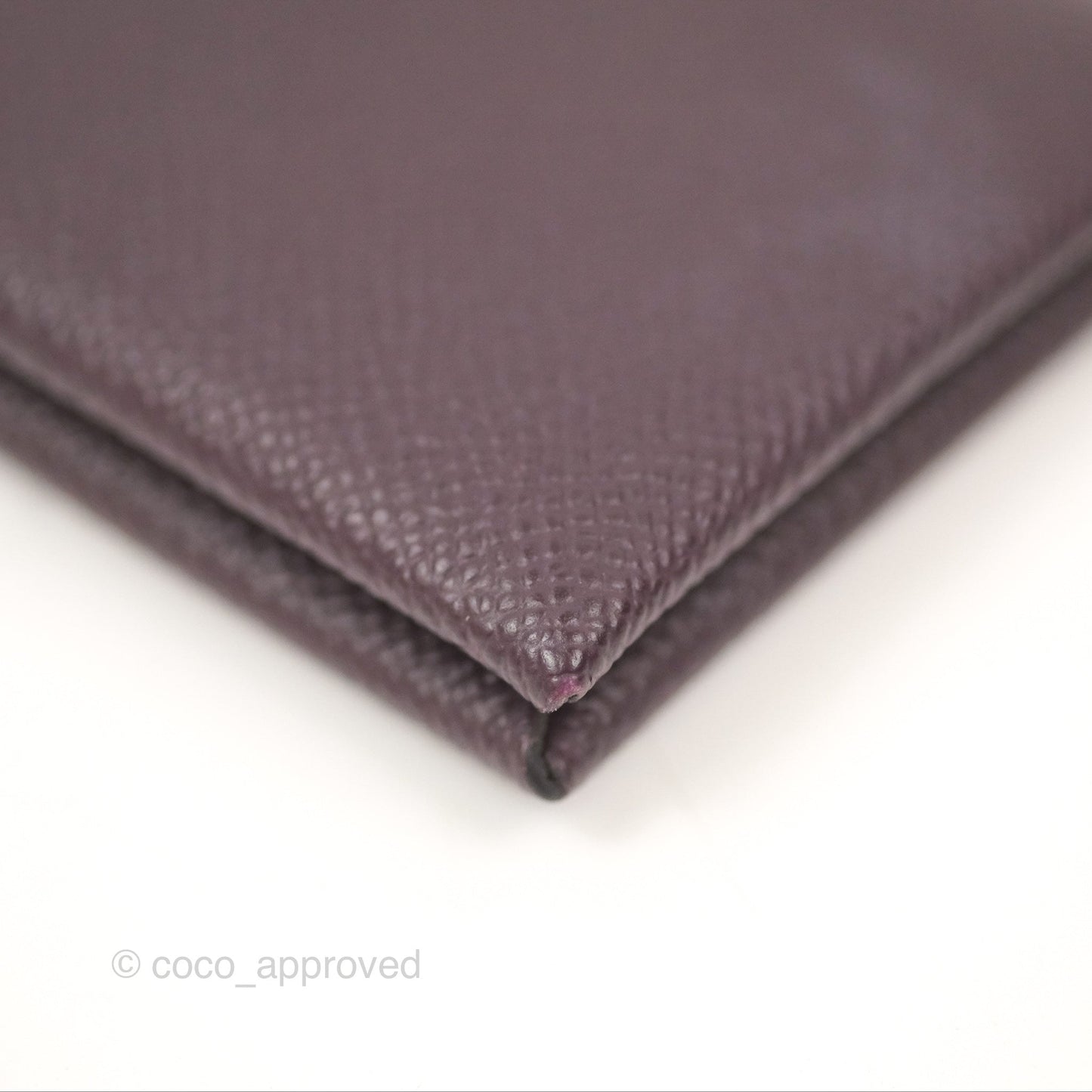 Hermès Calvi Card Holder Rouge Sellier Epsom