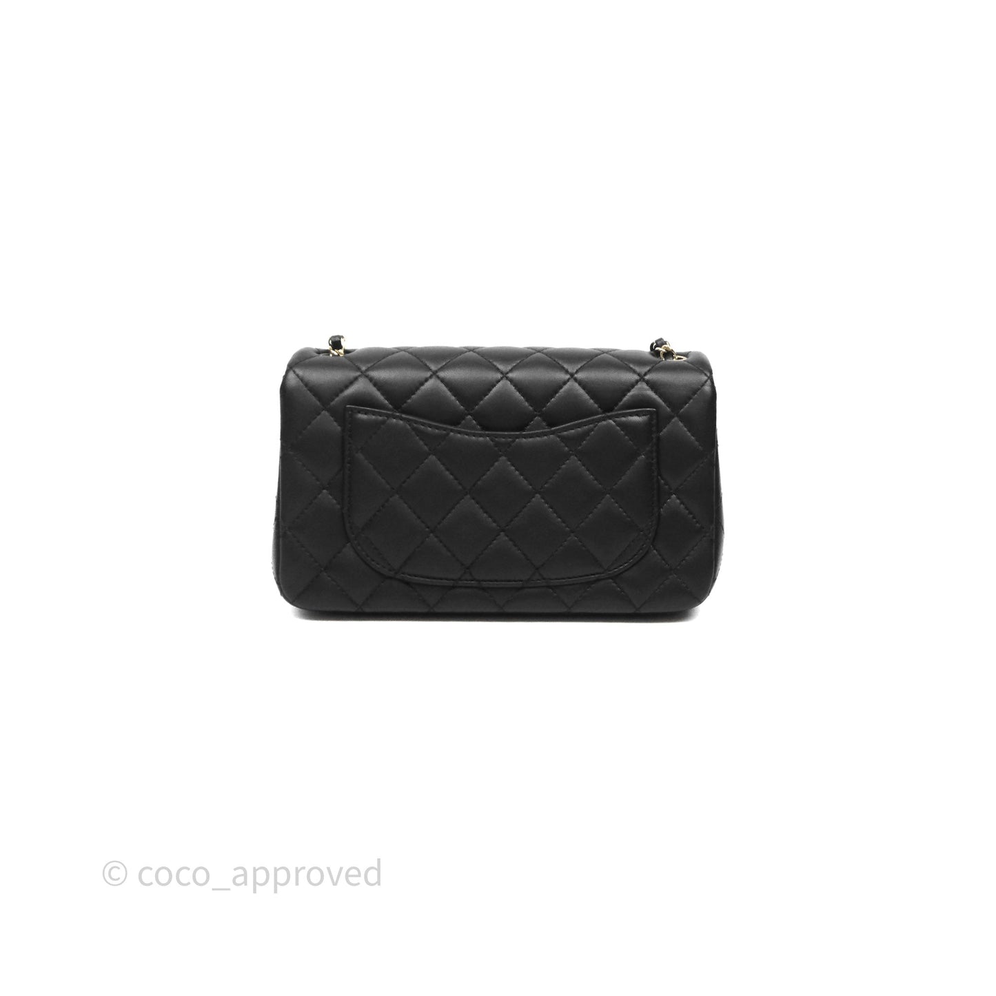 Chanel Ball Crush Mini Rectangular Black Lambskin Gold Hardware