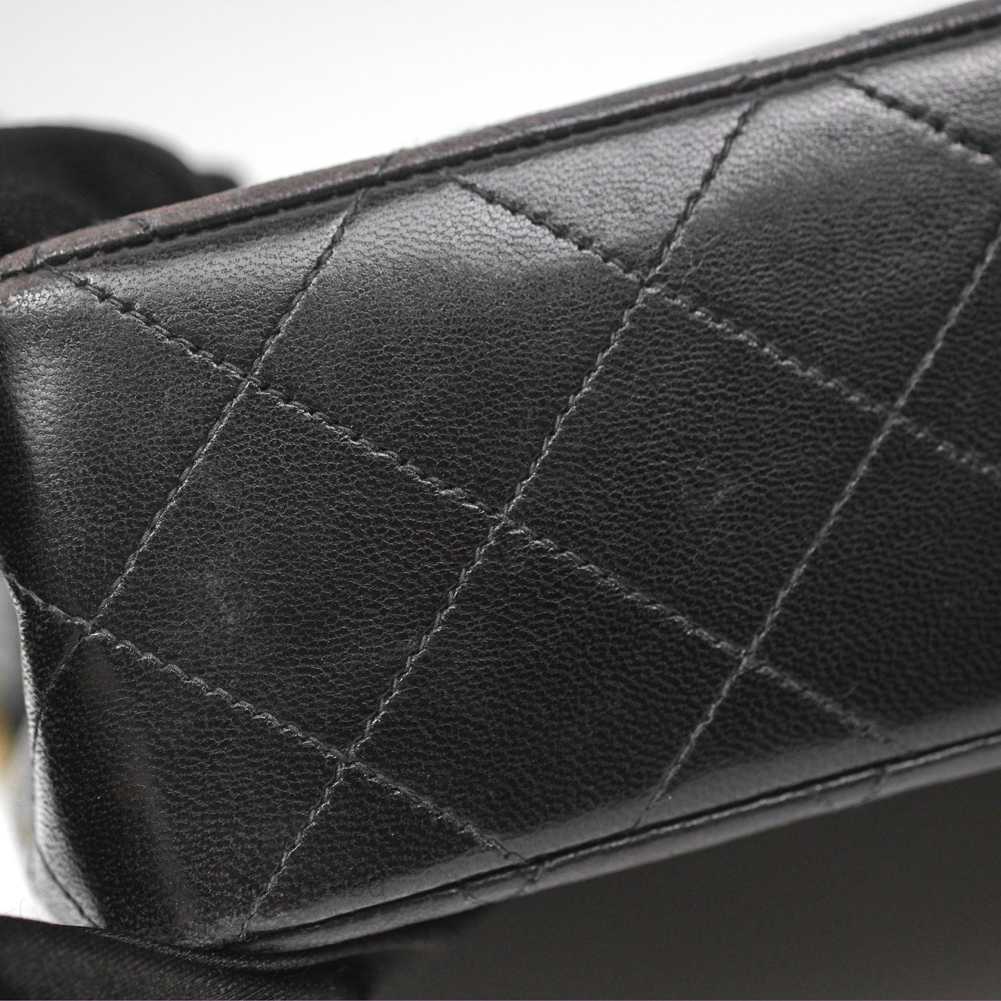 Chanel Classic Vintage Small Flap Black Lambskin 24K Gold Hardware