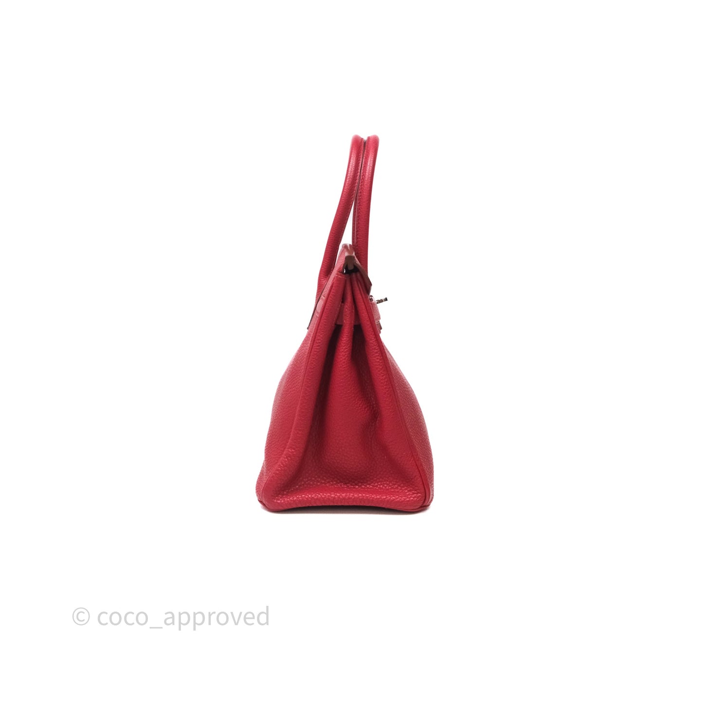 Hermès Birkin 30 Rouge Togo Palladium Hardware
