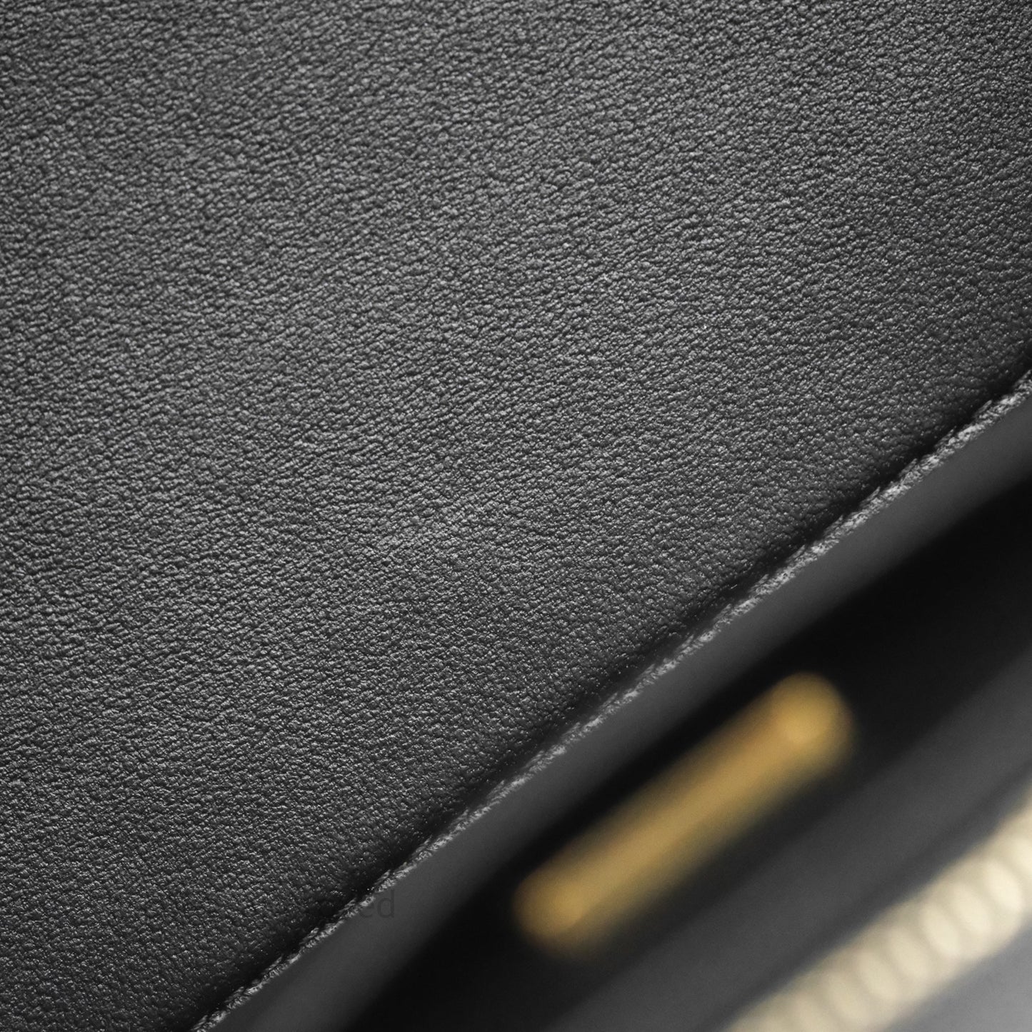 Chanel Quilted Top Handle Vanity Case Black Caviar Gold Hardware