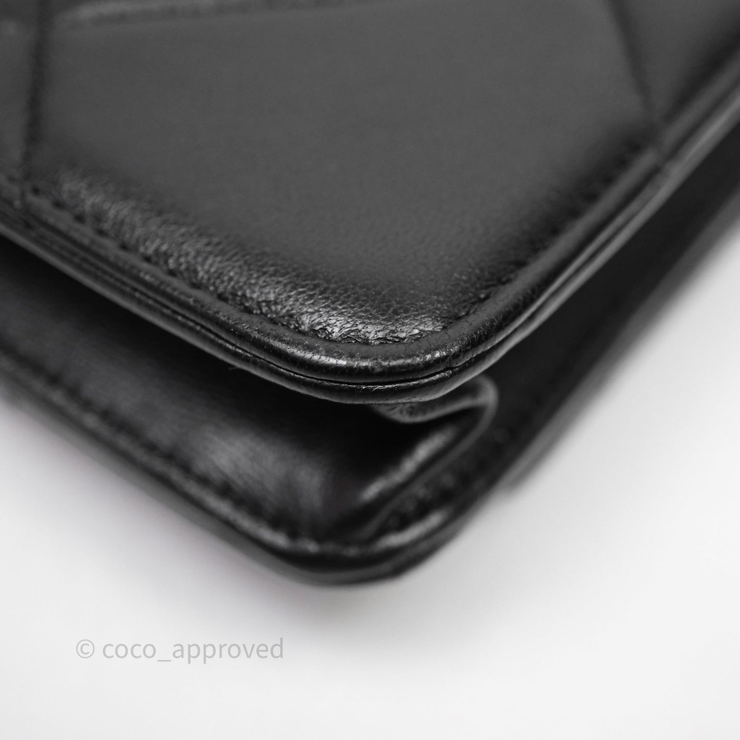 Chanel 19 Wallet on Chain WOC Black Mixed Hardware