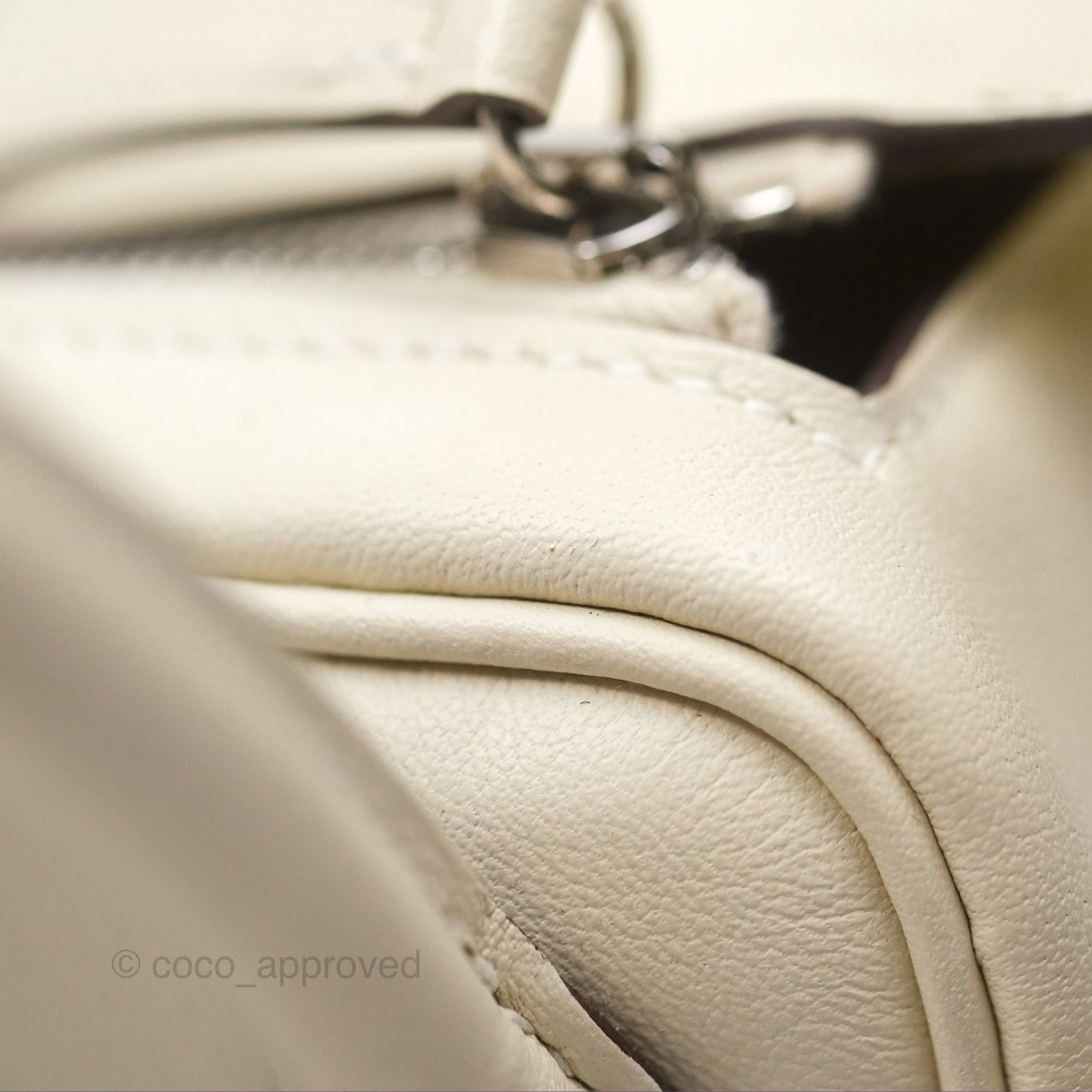 Hermès Mini Lindy 20 Nata I2/ Lime 9R Swift Palladium Hardware