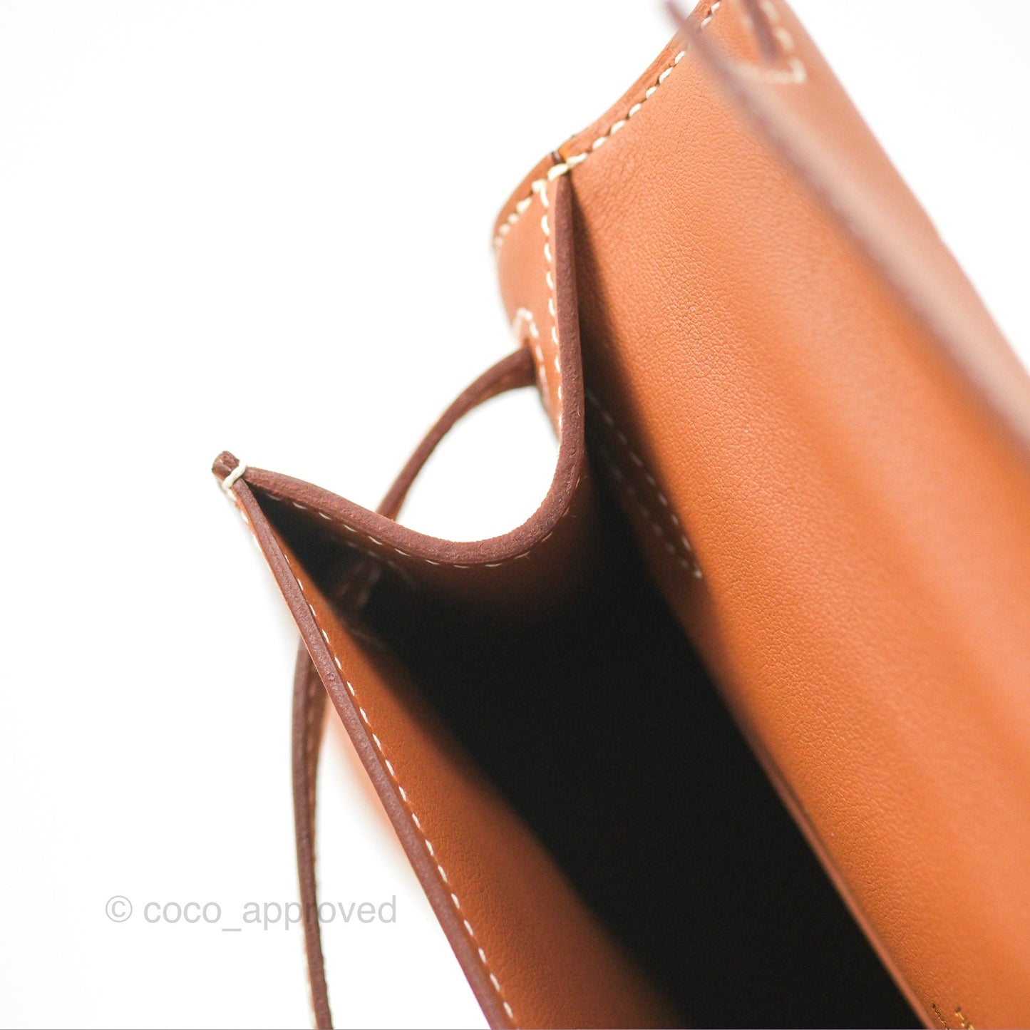 Hermès Kelly Mini Pochette Gold Swift Gold Hardware