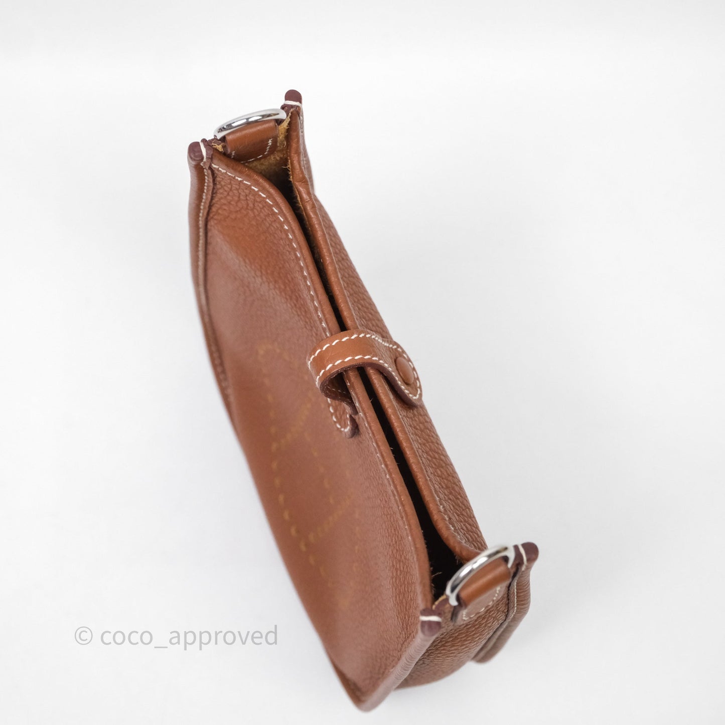 Hermès Mini Evelyne 16 Amazone Gold 37 Clemence Palladium Hardware