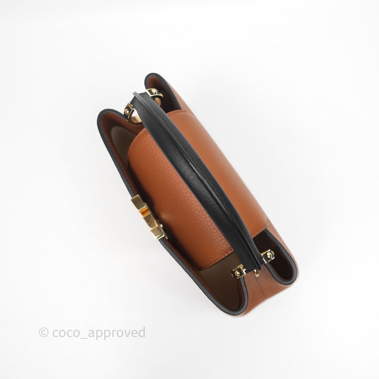 Louis Vuitton Taurillon Capucines BB Tan Gold Hardware