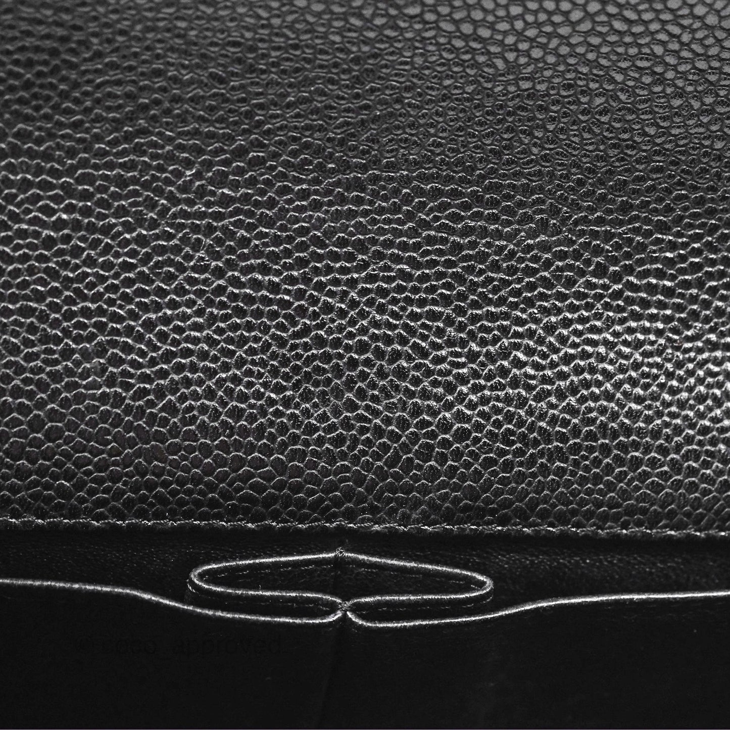 Chanel East West Flap Bag Black Caviar Silver Hardware