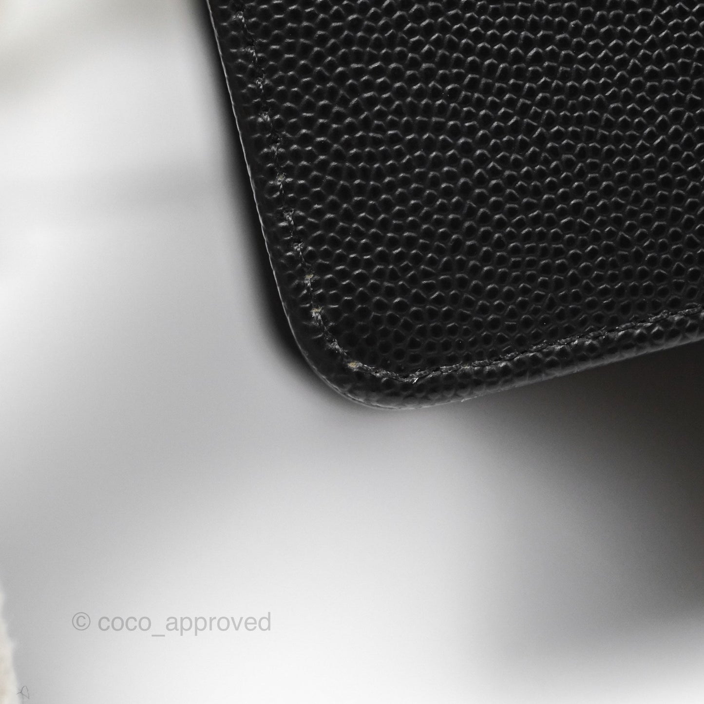 Chanel Medium Boy Quilted Black Caviar Aged Gold Hardware