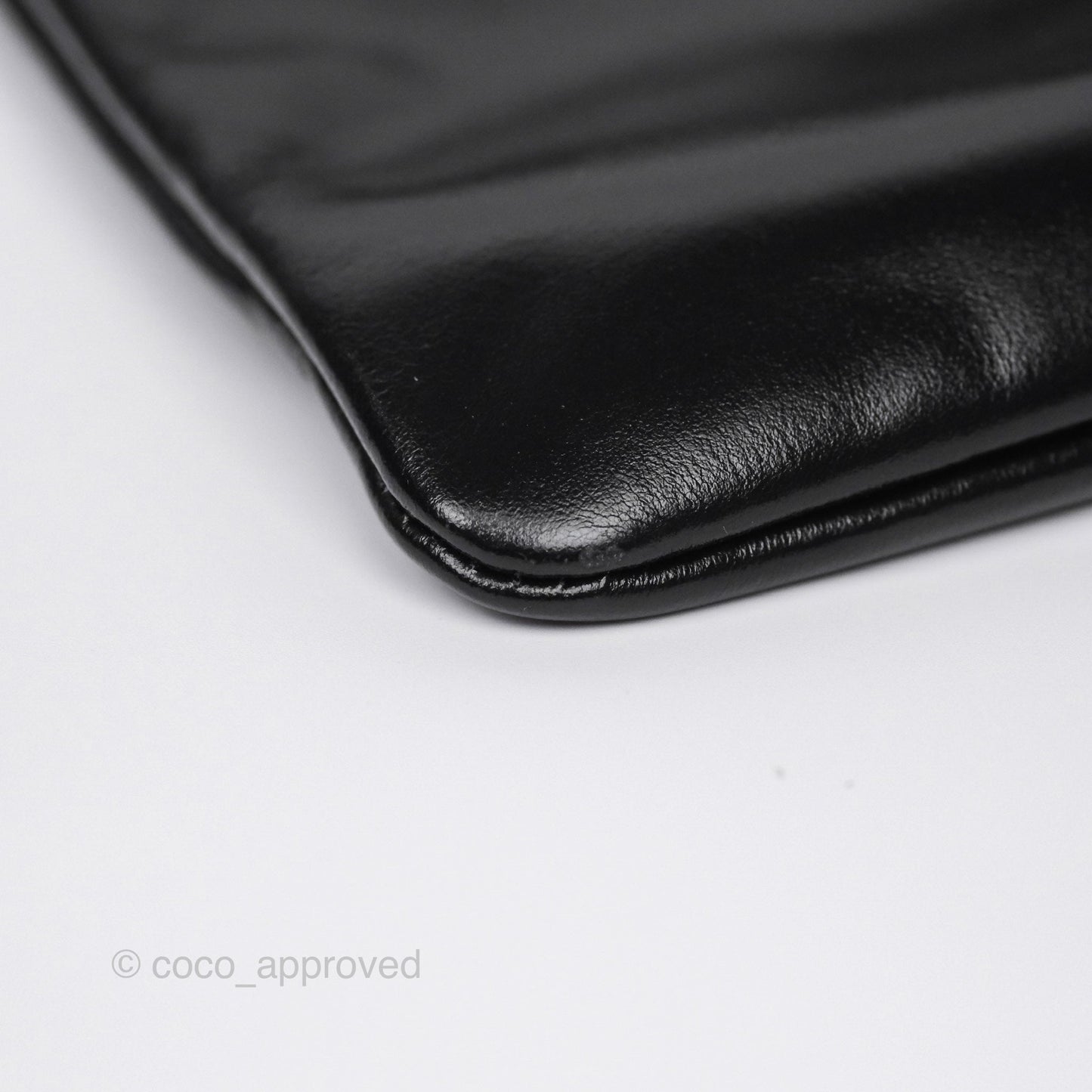 Chanel 22 Small Quilted So Black Shiny Crumpled Calfskin