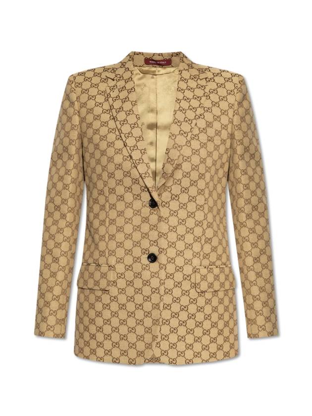 Luxury Gucci Trending 2025 Interlocking G Jacket Beige Ebony