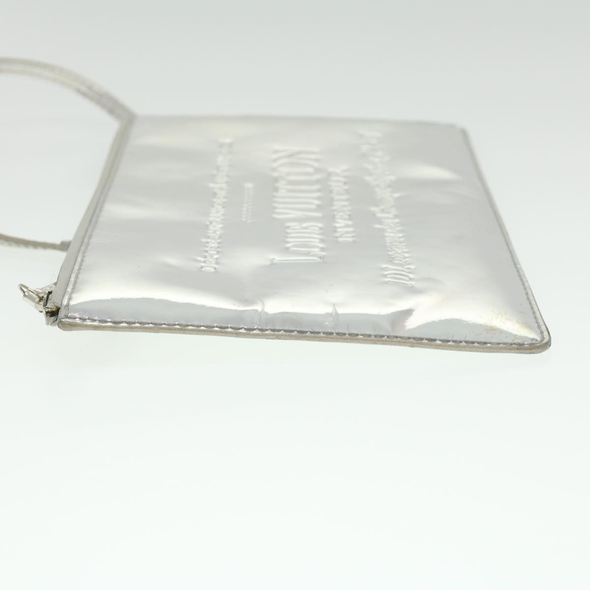 LOUIS VUITTON Miroir Pochette Plat Accessory Pouch Silver M95277 LV 37016