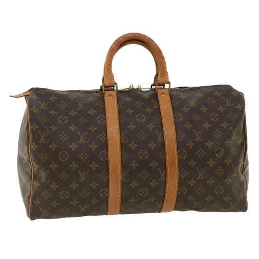 LOUIS VUITTON Monogram Keepall 45 Boston Bag M41428 LV 37040