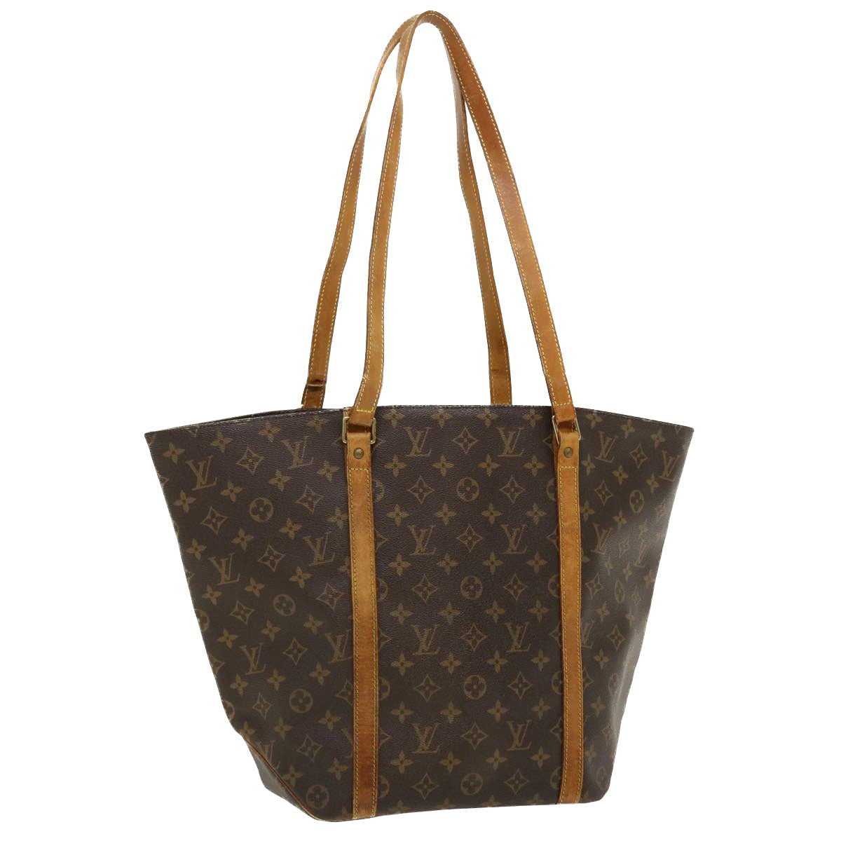 LOUIS VUITTON Monogram Sac Shopping Tote Bag M51108 LV 37080