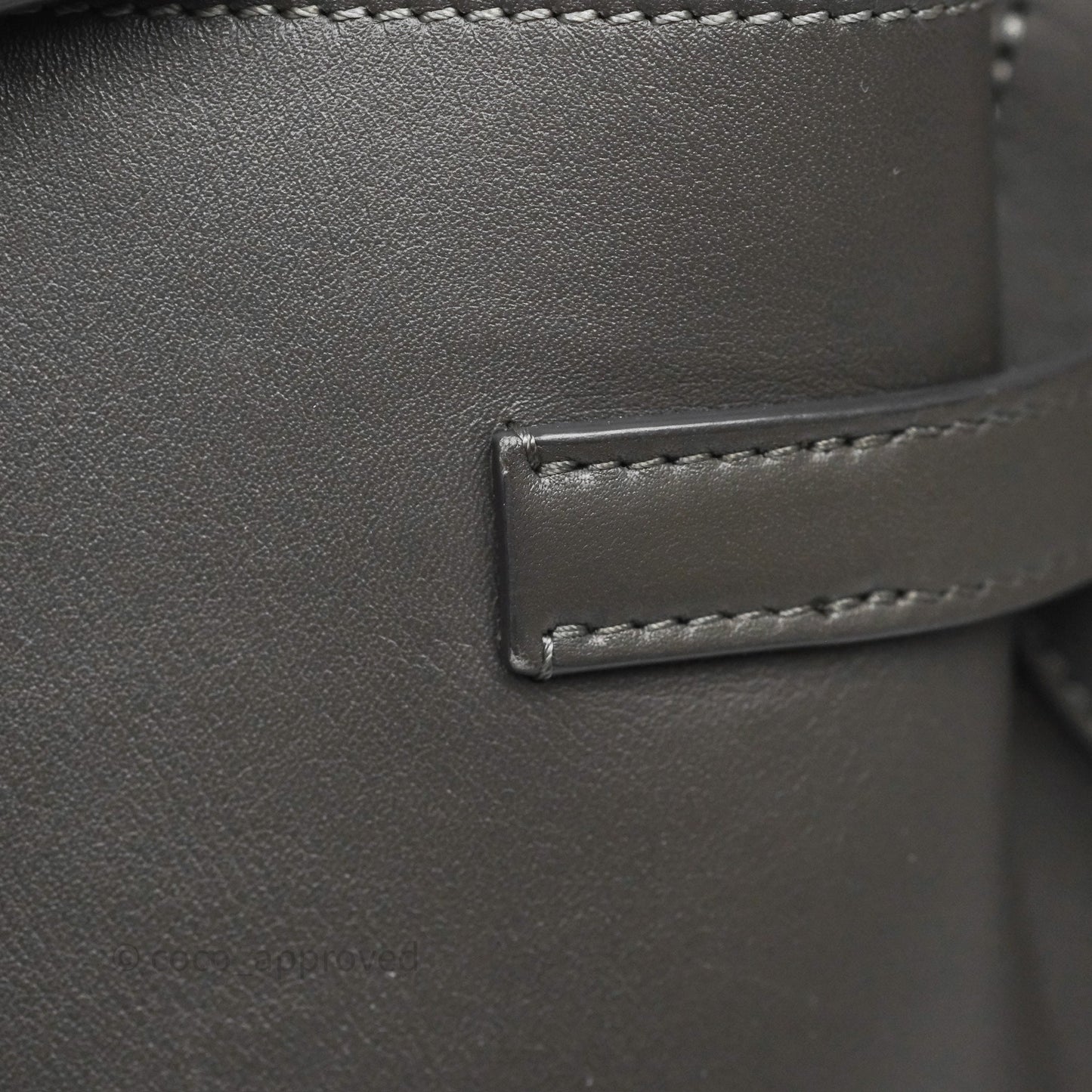 Celine Big Bag Nano Bucket Grey Smooth Calfskin