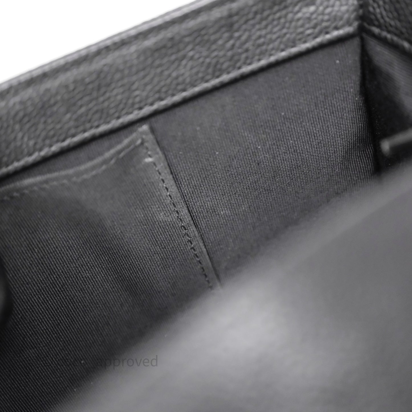 Chanel Quilted New Medium Boy Black Caviar Ruthenium Hardware