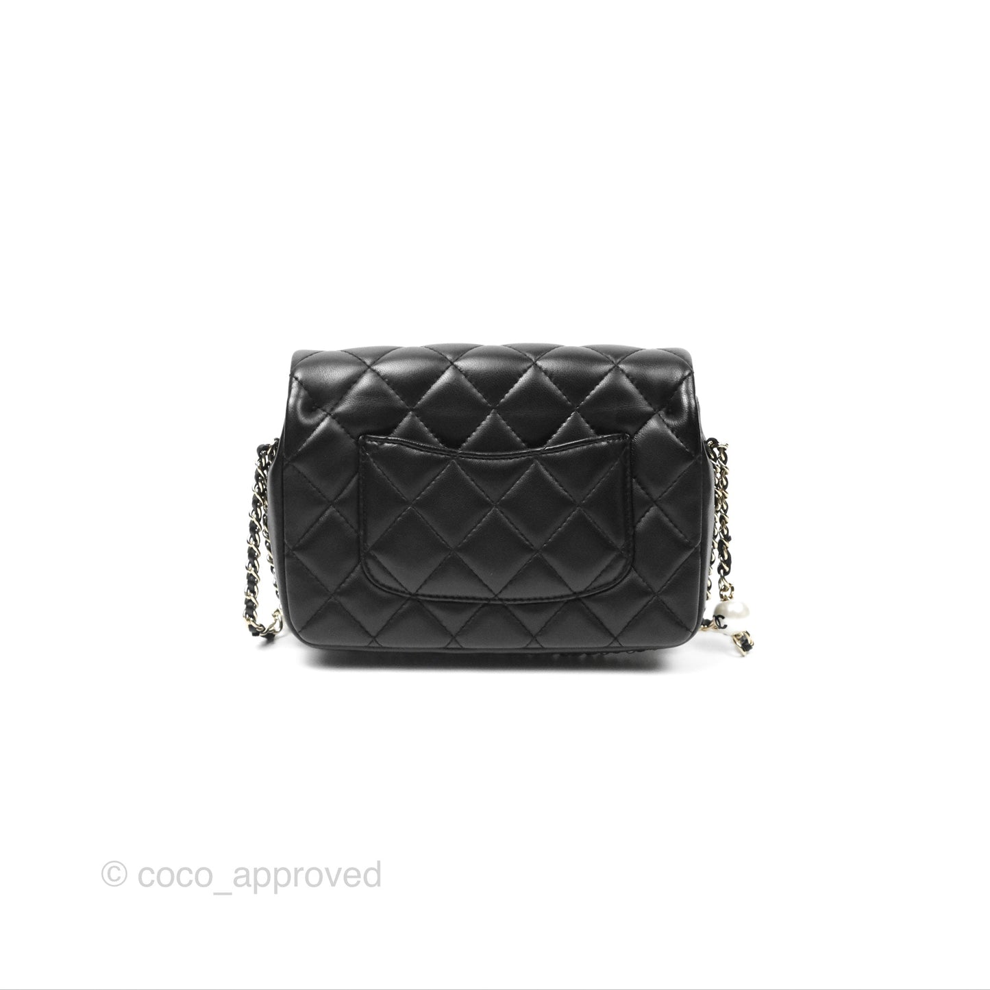 Chanel Small My Precious Flap Black Lambskin Gold Hardware