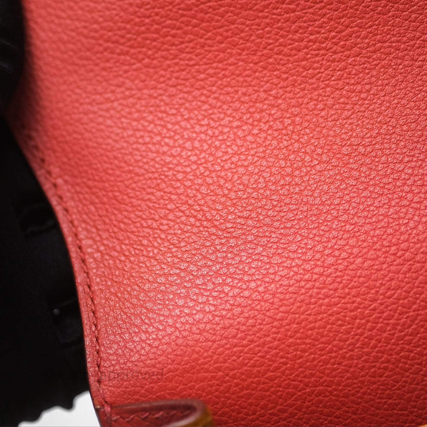 Hermès Roulis Mini Brique 36 / Caramel 28 Evercolor Palladium Hardware
