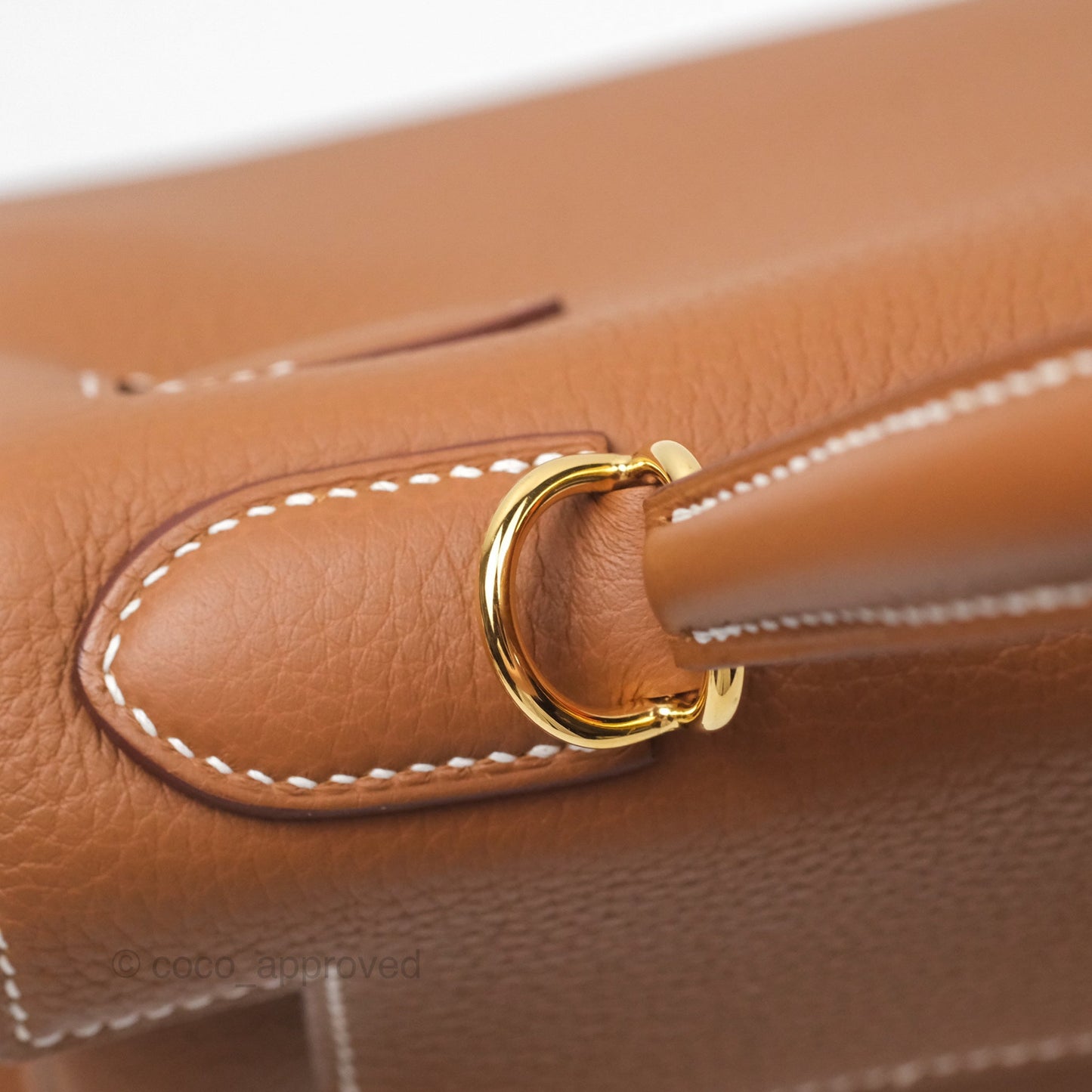 Hermès Kelly 28 Retourne Gold 37 Togo Gold Hardware