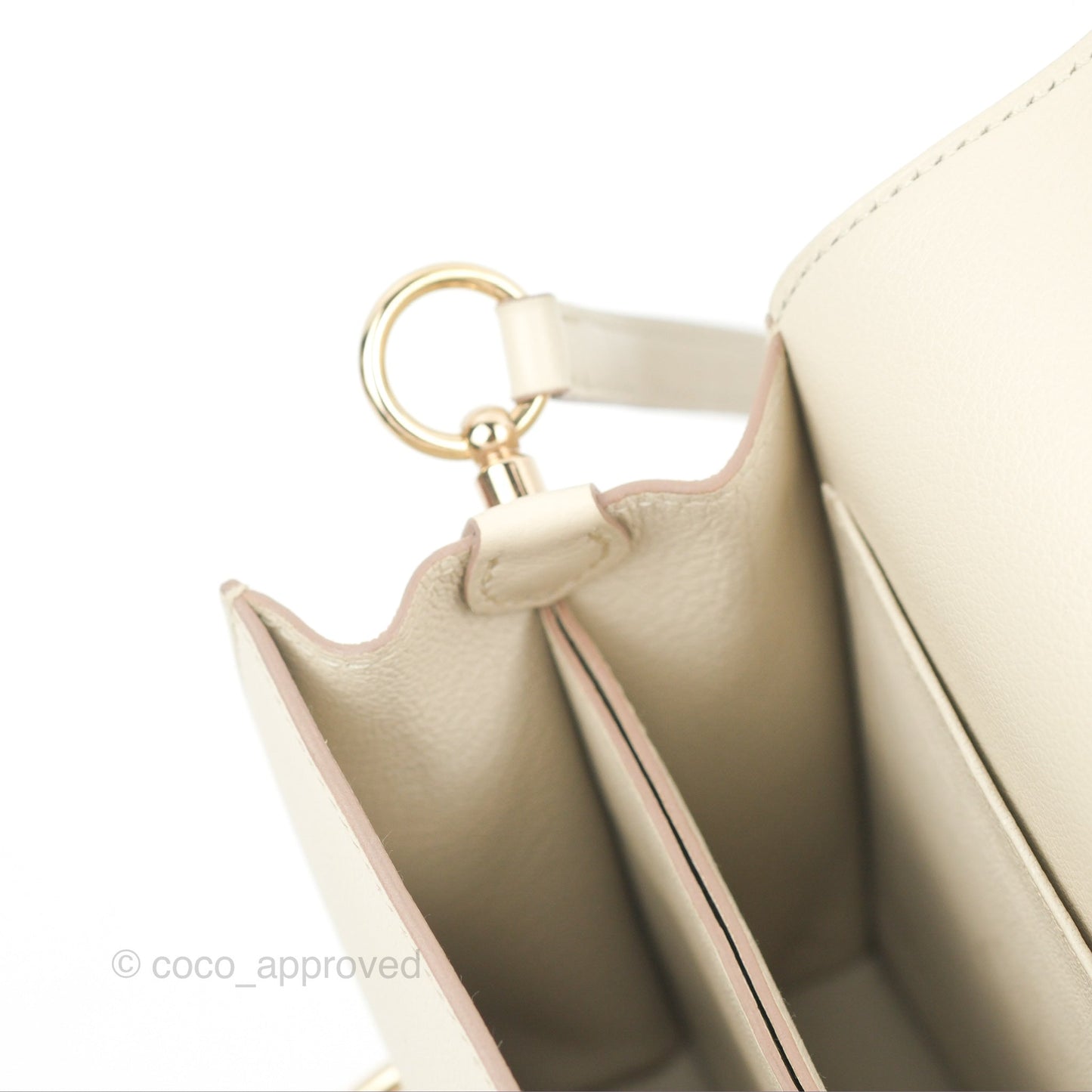 Hermès Roulis Mini 18 Beton Evercolor Permabrass Hardware