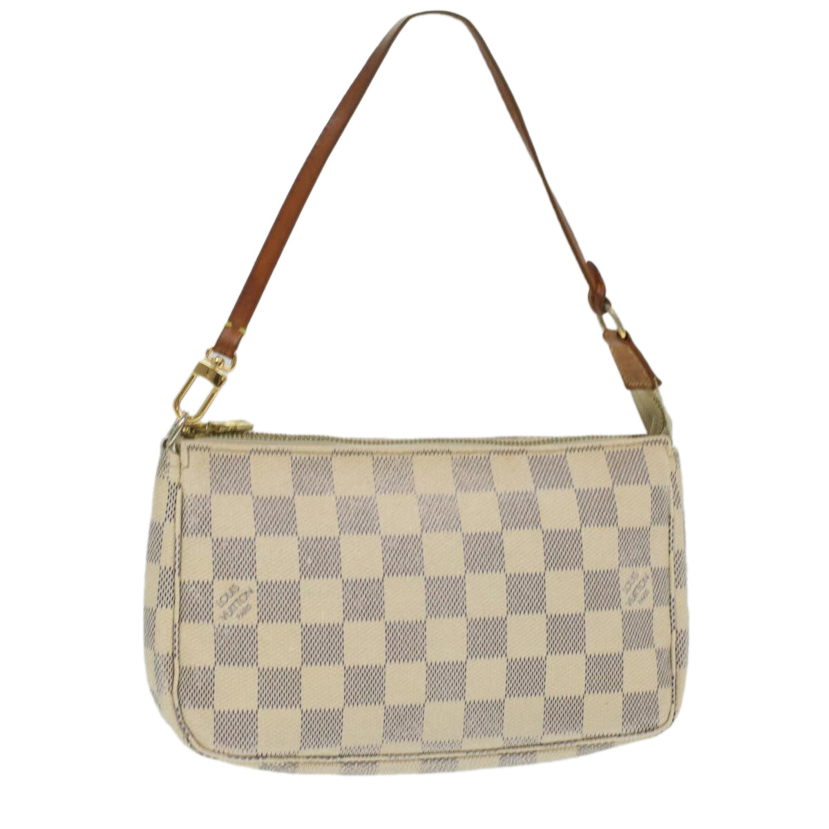 LOUIS VUITTON Damier Azur Pochette Accessoires Pouch N51986 LV 37146