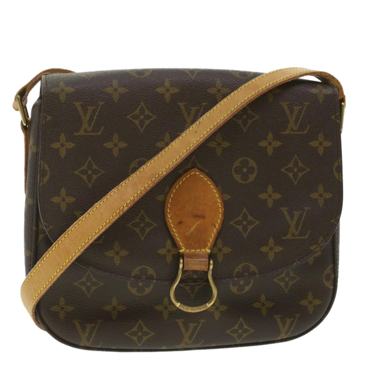 LOUIS VUITTON Monogram Saint Cloud GM Shoulder Bag M51242 LV 37173