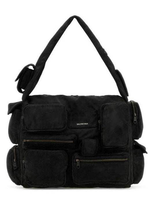 Luxury Balenciaga Superbusy Large Cross Bag Black