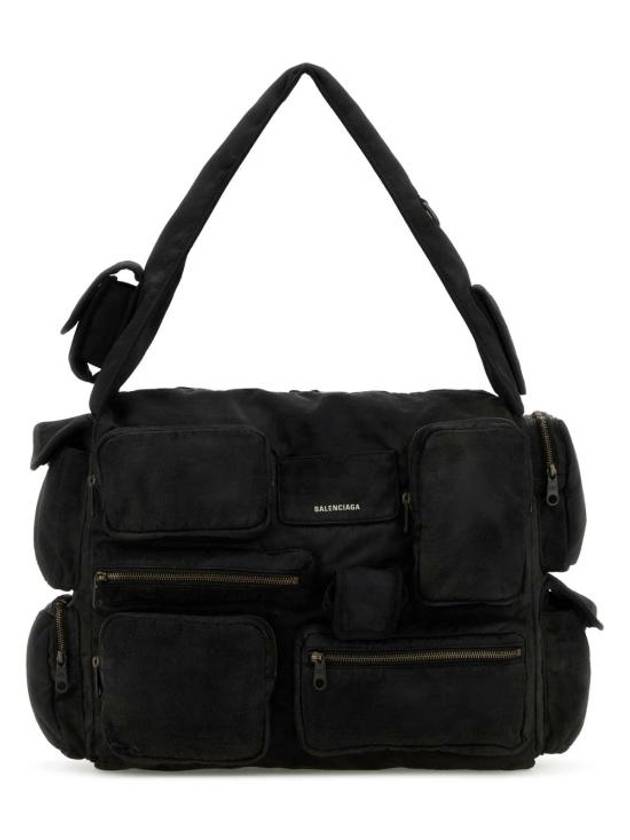 Luxury Balenciaga Superbusy Large Cross Bag Black