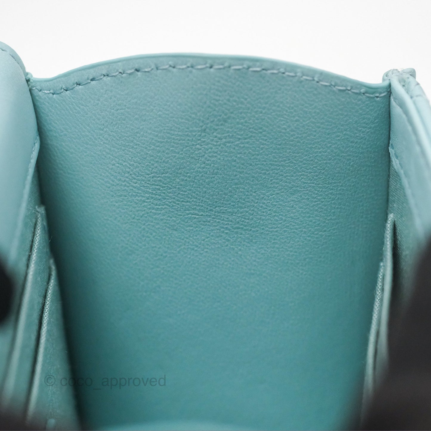 Chanel Mini Quilted Trendy CC Clutch With Chain Tiffany Blue Lambskin Gold Hardware