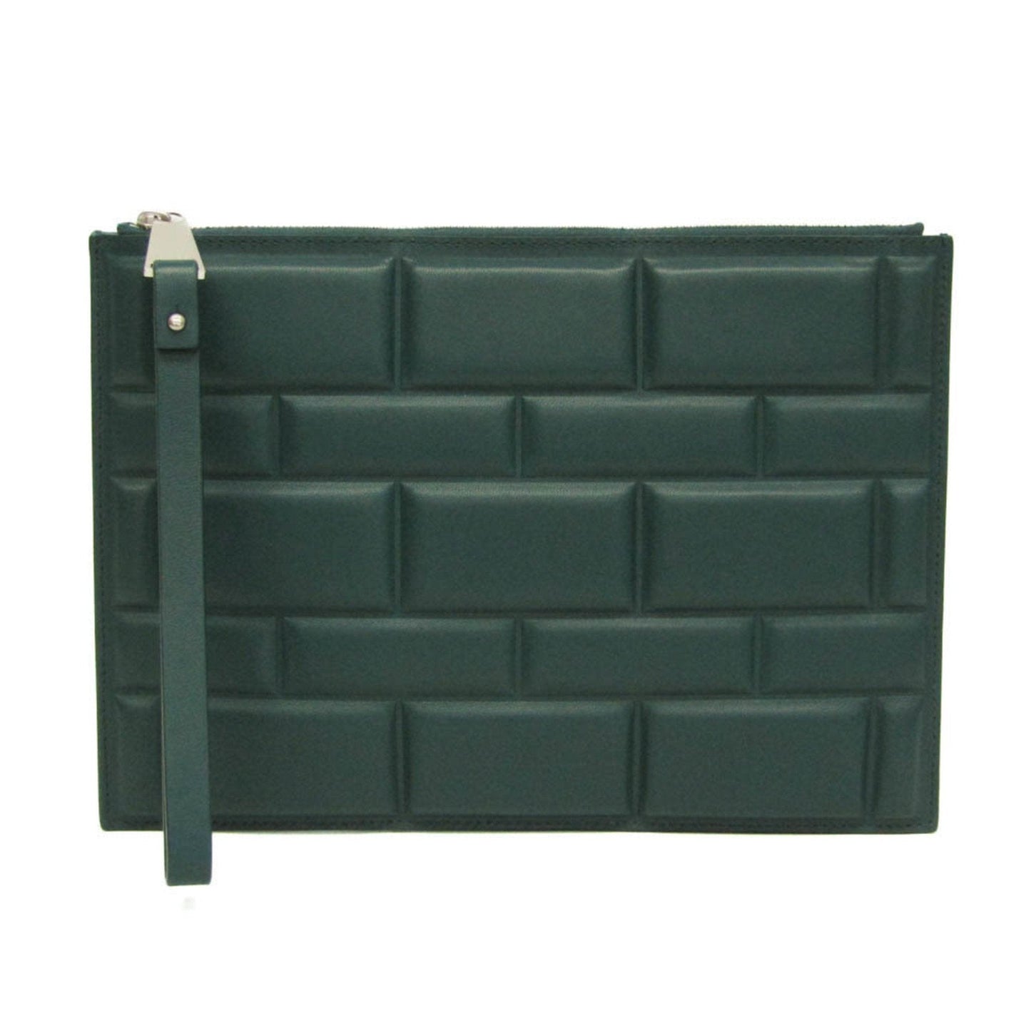 Luxury Bottega Veneta Bloc Leather Clutch Bag ()