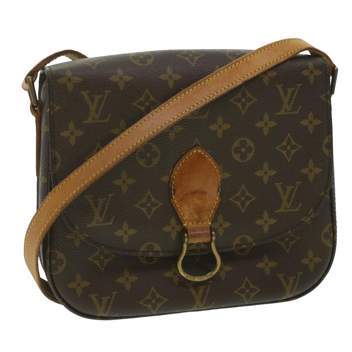 LOUIS VUITTON Monogram Saint Cloud GM Shoulder Bag M51242 LV 37263