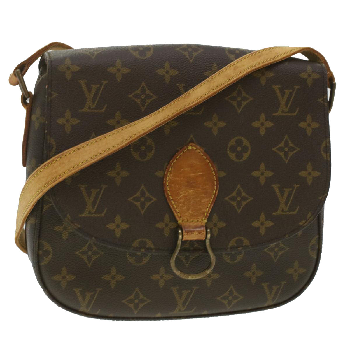LOUIS VUITTON Monogram Saint Cloud GM Shoulder Bag M51242 LV 37265
