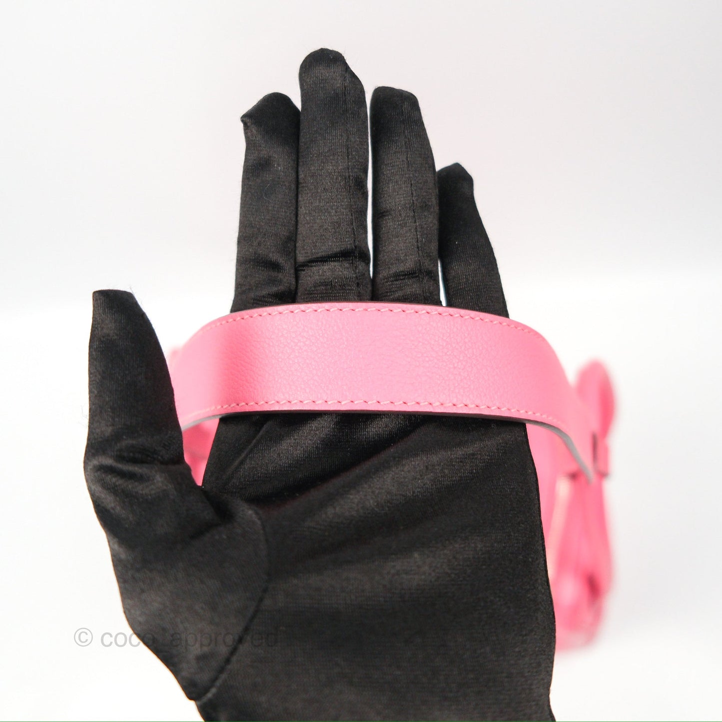Hermès Lindy 26 Rose Azalee Evercolor Palladium Hardware