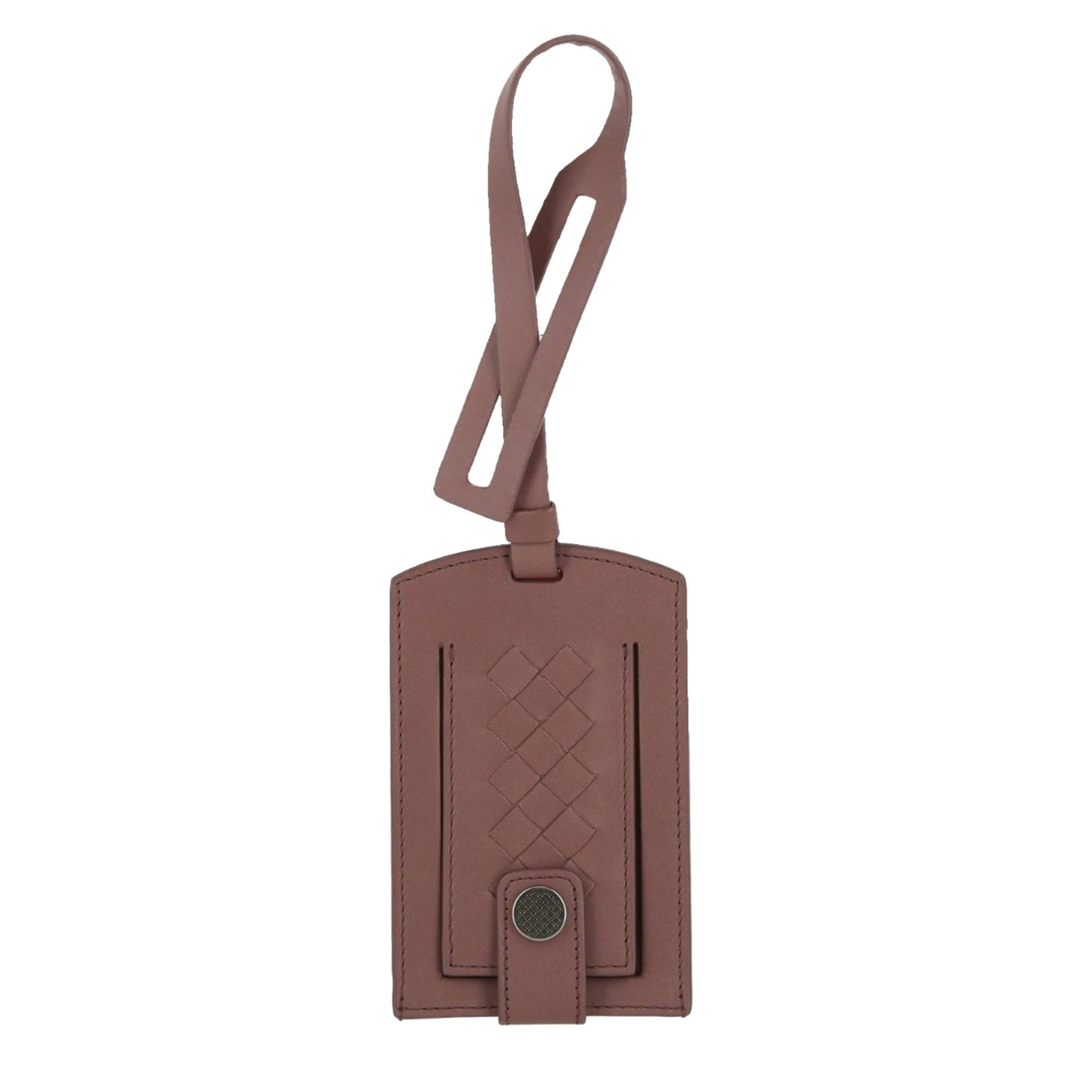 Luxury Bottega Veneta Intrecciato Tag Holder